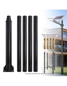 Poste farola acero galvanizado modular 5m 2