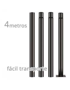 Poste farola acero galvanizado modular 4m 2