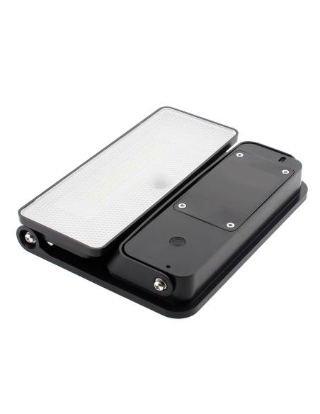 Aplique LED SOLAR TAZ 50W, sensor PIR, batería reemplazable, x2Litio 3,7V - 2200mAH