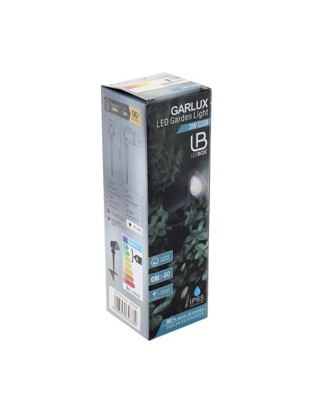 Foco de jardín GARLUX, ChipLed Lumileds, 10W