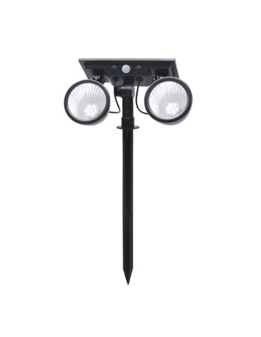 Foco doble de jardín Solar STREET CW+WW (2700K+6000K)