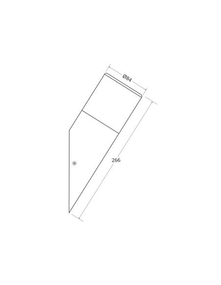 Aplique Led TORCH circular Housing E27