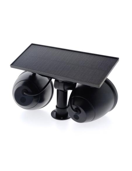 Foco doble de jardín Solar STREET RGBW