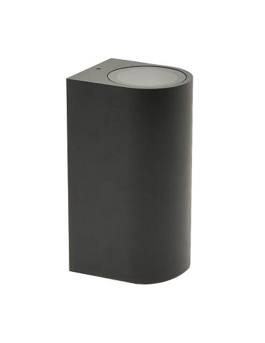 Aplique Led GARLUX R Housing 2xGU10, Negro