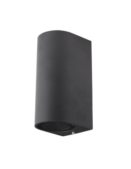 Aplique Led GARLUX R Housing 2xGU10, Negro