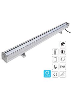 Proyector LED lineal 48W RGB+CCT, 220V, RF, Alexa, SINC. 1m