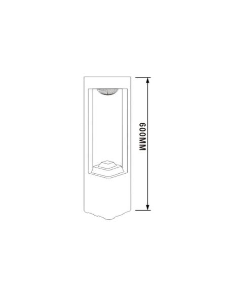 Farola LED Solar TOW H600, CCT