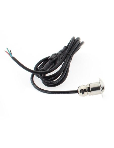 Foco POD LED 1W, RGB, IP67 Acero inox