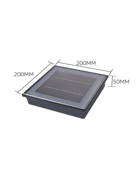 Foco empotrable Solar FOKUA LED 200X200mm CCT
