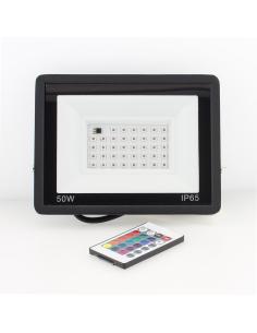 Proyector LED RGB, 50W + mando a distancia 2