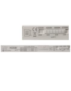 Panel LED 48W-40W-36W-24W, 30x120cm, 4CCT, UGR-19 2