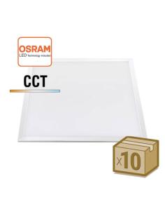 Pack 10 x Panel LED 48W-40W-36W-24W, 60x60cm, 4CCT, chip led Osram