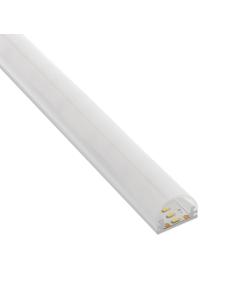 KIT - Perfil aluminio LUA para tiras LED, 2 metros