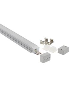 Perfil aluminio KOR para tiras LED, 1 metro, IP67 2