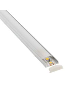 KIT - Perfil aluminio flexible FLEX para tiras LED, 2 metros