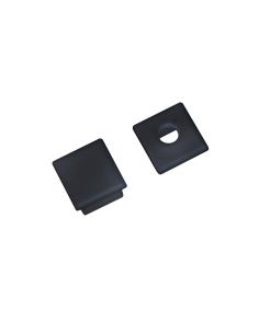 KIT - Perfil CUB 1010 para tiras LED, 1 metro, negro 2