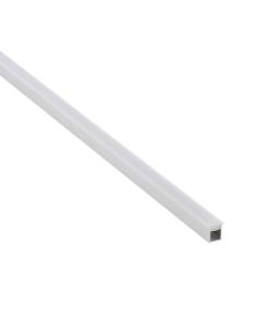 KIT - Perfil RETO con cubierta de silicona para tiras LED, 2 metros, silver
