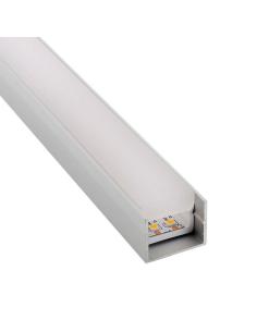 KIT - Perfil PC FOOT para tiras LED, 2 metros