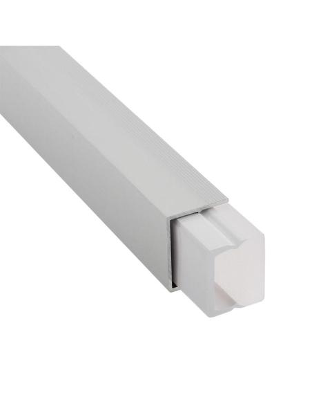 KIT - Perfil PC FOOT para tiras LED, 2 metros