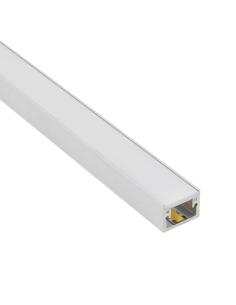 KIT - Perfil aluminio GROOR para tiras LED, 2 metros