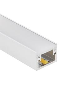 KIT - Perfil aluminio GROOR para tiras LED, 2 metros 2
