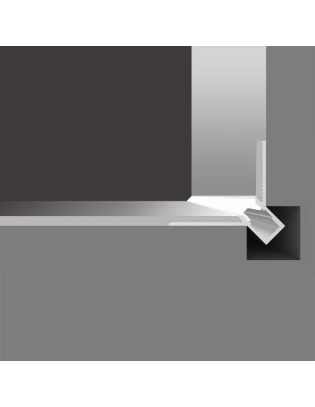KIT Perfil arquitectónico aluminio LOHA 2 metros