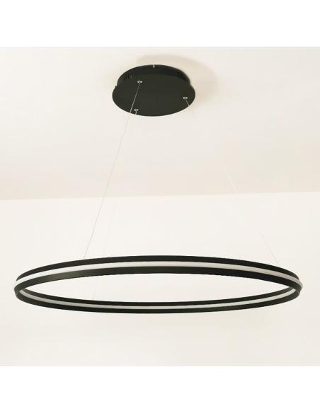 KIT - Perfil aluminio circular CYCLE IN+OUT, Ø700mm, negro