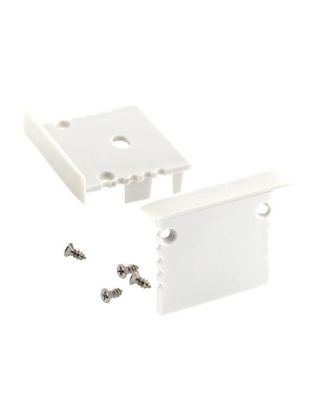 Tapas para perfil TEITO, blanco