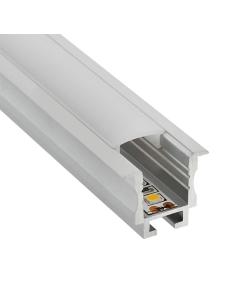 KIT - Perfil aluminio TEITO MINI para tiras LED, 1 metro 2