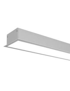 KIT - Perfil aluminio OSIC V2 para tiras LED, 1 metro 2