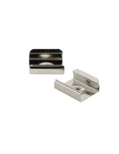 KIT - Perfil aluminio OKI 1010 para tiras LED, 1 metro, negro 2