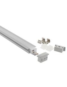 Perfil aluminio KOR IN para tiras LED, 2 metros, IP67 2