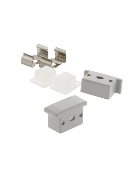 Perfil aluminio KOR IN para tiras LED, 2 metros, IP67