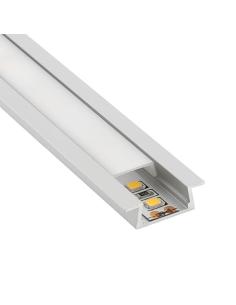 KIT - Perfil aluminio KOBE para tiras LED, 2 metros 2