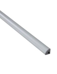 KIT - Perfil TORRA con cubierta de silicona para tiras LED, 2 metros, gris