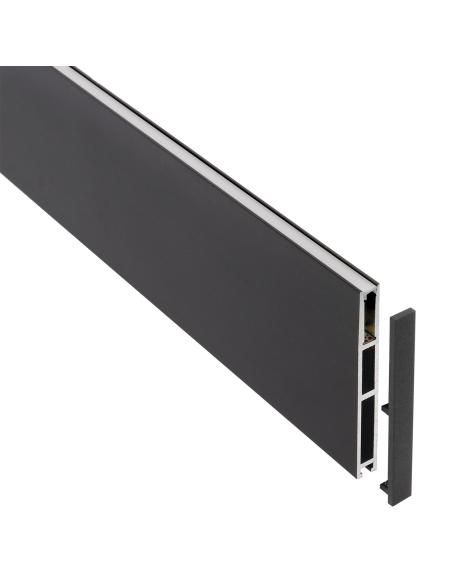 Tapas perfil PHANTER negro S3