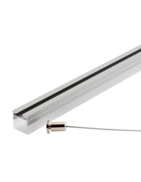 KIT - Perfil aluminio ALKAL SUSPEND para tiras LED, 2 metros