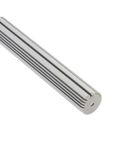 KIT - Perfil aluminio KROB-S para tiras LED, 2 metros 2