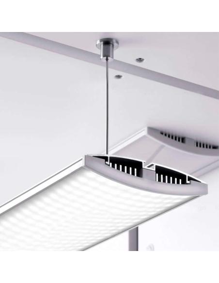 KIT - Perfil aluminio MULTIBIG para tiras LED, 2 metros