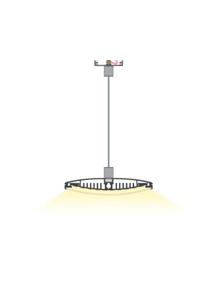 KIT - Perfil aluminio MULTIBIG para tiras LED, 2 metros