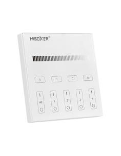 DALI panel táctil DT8 Monocolor, 4 zonas/grupos