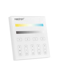 DALI panel táctil DT8 CCT, 4 zonas/grupos