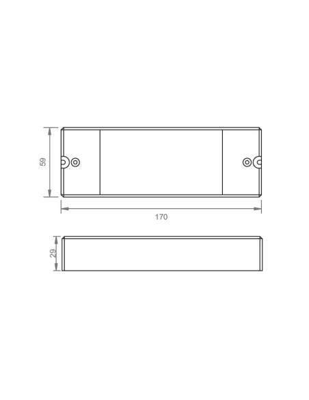 Controlador LB1009HT, AC220V MONO/RGB RF + WiFi, PWM + DMX