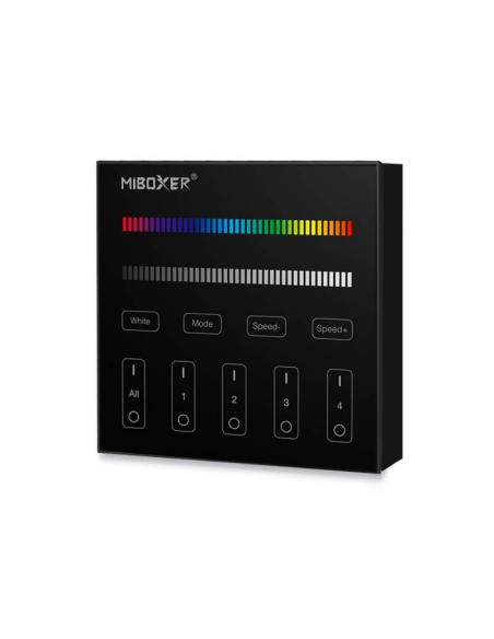 Mando 4 zonas RGB/RGBW táctil B3, negro