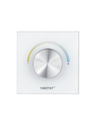 Controlador MONO/CCT empotrable con rueda giratoria, blanco