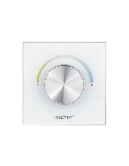 Controlador MONO/CCT empotrable con rueda giratoria, blanco