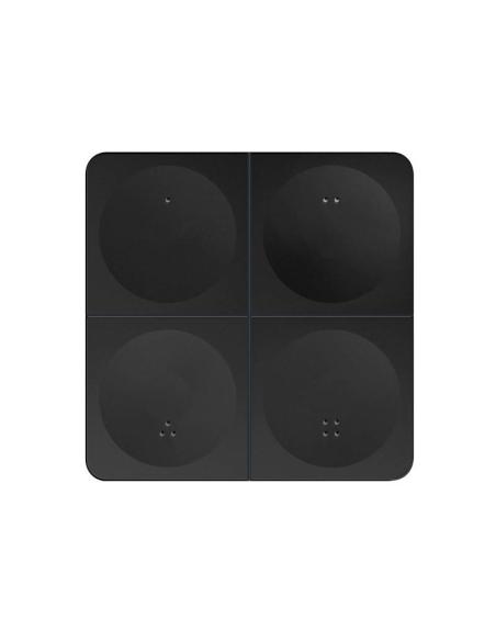 Panel RF mono K4, 4 zonas, negro
