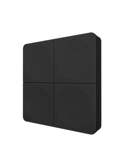 Panel RF mono K4, 4 zonas, negro