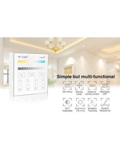 Mando 4 zonas CCT táctil B2 blanco dual 2