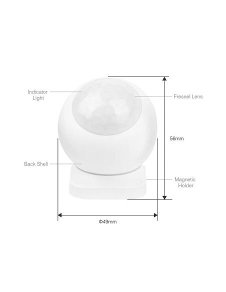 Sensor de movimiento inalámbrico PIR 2.4G RF